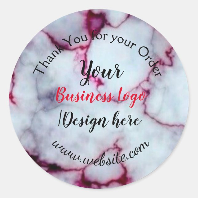 einfaches Hinzufügen Ihres Logos/Designs hier Marm Runder Aufkleber (Vorderseite)