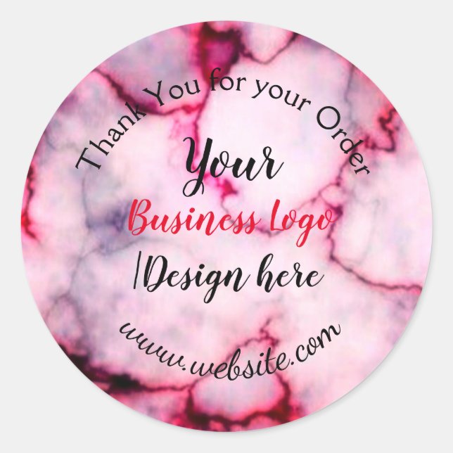 einfaches Hinzufügen Ihres Logos/Designs hier Marm Runder Aufkleber (Vorderseite)