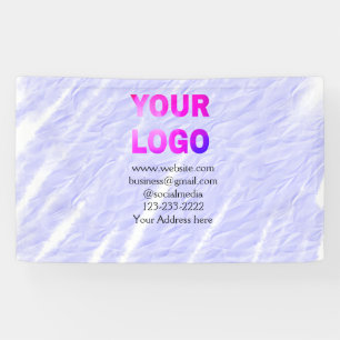 einfaches Hinzufügen Ihres Logos/Designs hier Text Banner