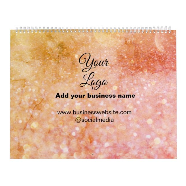 einfaches Hinzufügen Ihres Logos/Designs mit rosa  Kalender (Titelbild)