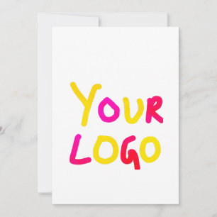 einfaches Hinzufügen Ihres Logos/Designs zu Ihrem Einladung