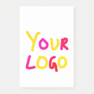 einfaches Hinzufügen Ihres Logos/Designs zu Ihrem  Post-it Klebezettel