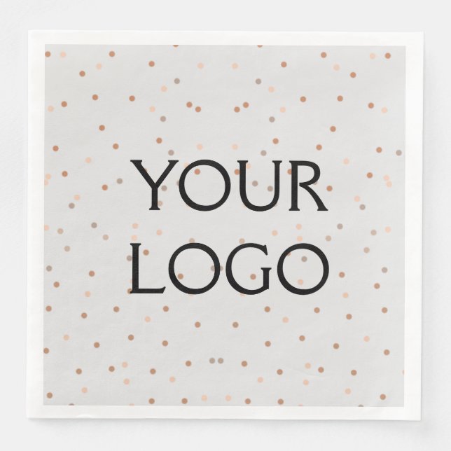 einfaches Hinzufügen Ihres Logos/Designs zu Ihrem  Serviette (Vorderseite)