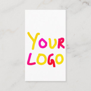 einfaches Hinzufügen Ihres Logos/Designs zu Ihrem  Visitenkarte