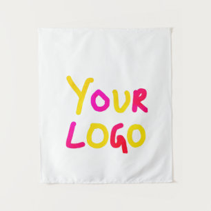 einfaches Hinzufügen Ihres Logos/Designs zu Ihrem  Wandteppich