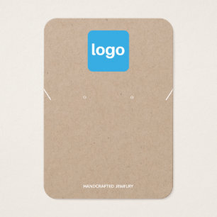 Einfaches Hinzufügen von Logo-Kraft-Ohrring und Ne