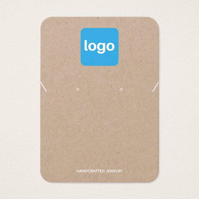 Einfaches Hinzufügen von Logo-Kraft-Ohrring und Ne (Vorderseite)