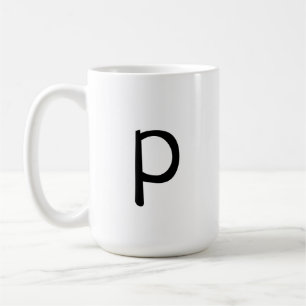 einfaches Hinzufügen von Text-Monogramm-Foto Kaffeetasse