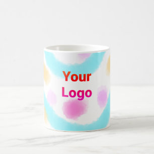 einfaches Hinzufügen von Text-Monogramm-Foto Kaffeetasse