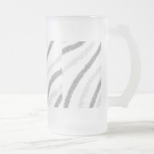 einfaches Hinzufügen von Text-Monogramm-Foto Mattglas Bierglas