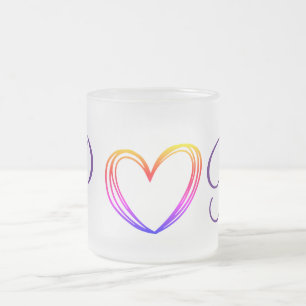 einfaches Hinzufügen von Text-Monogramm-Foto Mattglastasse