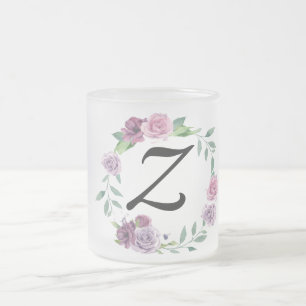 einfaches Hinzufügen von Text-Monogramm-Foto Mattglastasse