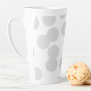 einfaches Hinzufügen von Text-Monogramm-Foto Milchtasse