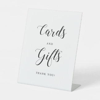 einfaches Hochzeitsgeschenk  Sockelschild