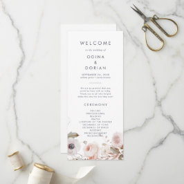 Einfaches Hochzeitsprogramm für Flora Programm
