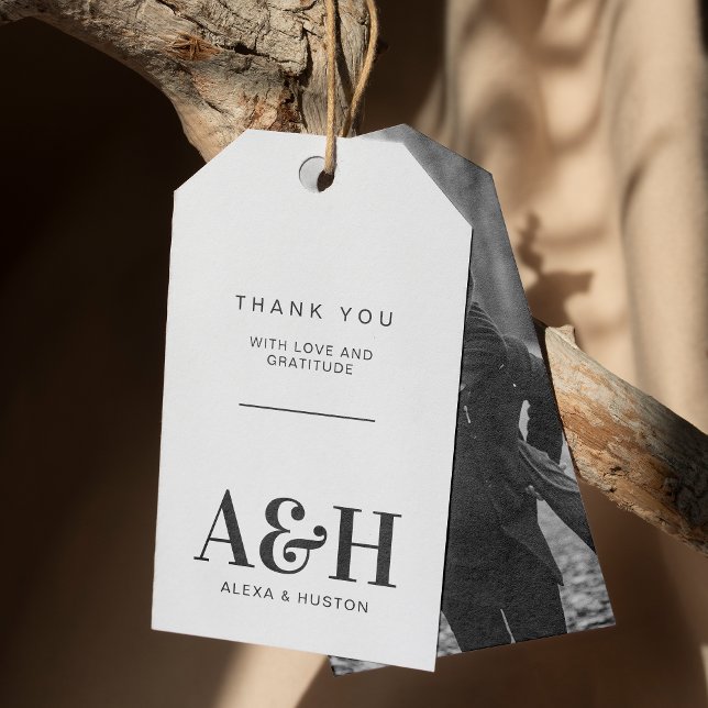 Einfaches Hochzeitssymbol Minimalistisch Geschenkanhänger (Von Creator hochgeladen)