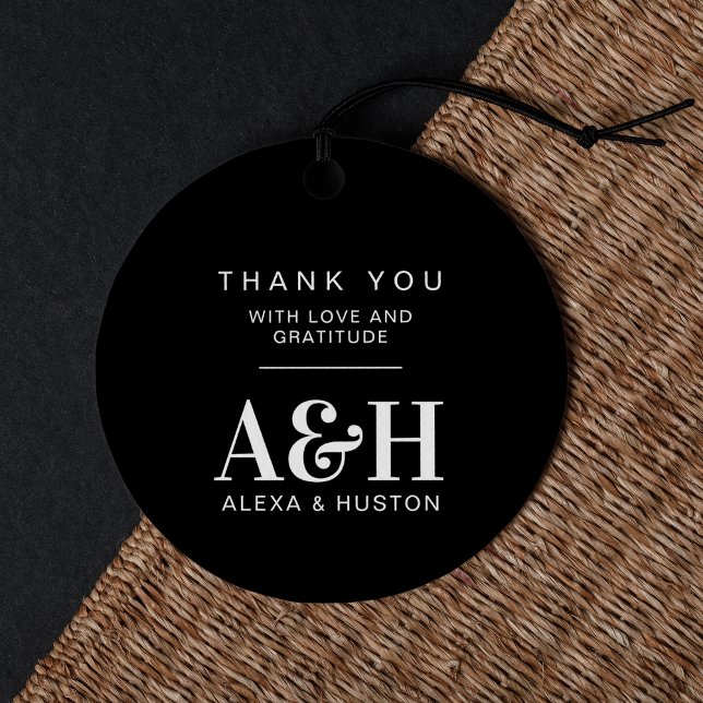 Einfaches Hochzeitssymbol Minimalistisch Geschenkanhänger (Von Creator hochgeladen)