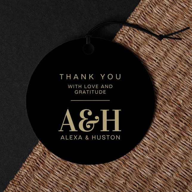 Einfaches Hochzeitssymbol Minimalistisch Geschenkanhänger (Von Creator hochgeladen)