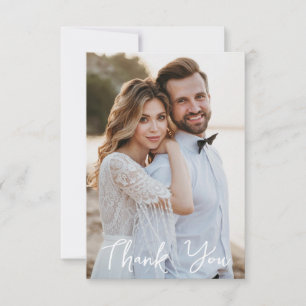 Einfaches Hochzeitsszenario-Foto Mitteilungskarte