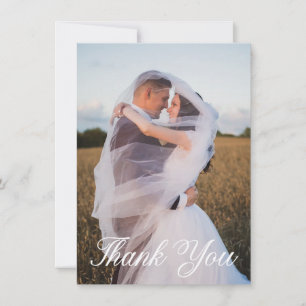Einfaches Hochzeitsszenario-Foto Mitteilungskarte
