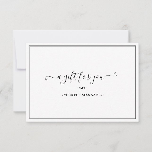 Einfaches, individuelles Geschenkgutachten (Vorderseite)