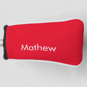 einfaches initialbuchstabe monogramm fügen sie ihr golf headcover