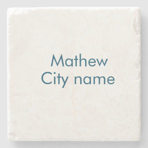 einfaches initialbuchstaben-monogramm fügen sie ih steinuntersetzer