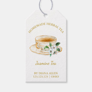 Einfaches Jasmin-Tee-Anhänger  Geschenkanhänger