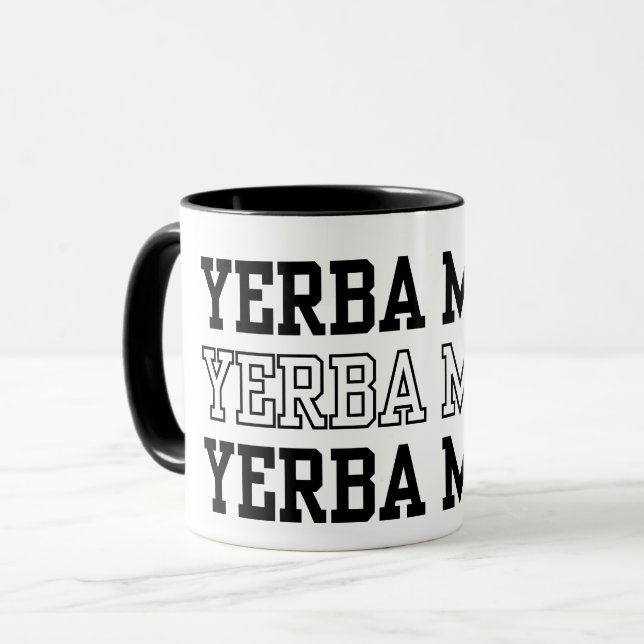 EINFACHES JERBE MATE TASSE (Vorderseite Links)