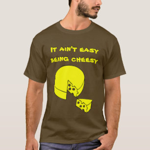 Einfaches käsiges T-Shirt