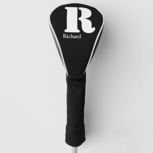 Einfaches Klassisches Professionelles Monogramm un Golf Headcover