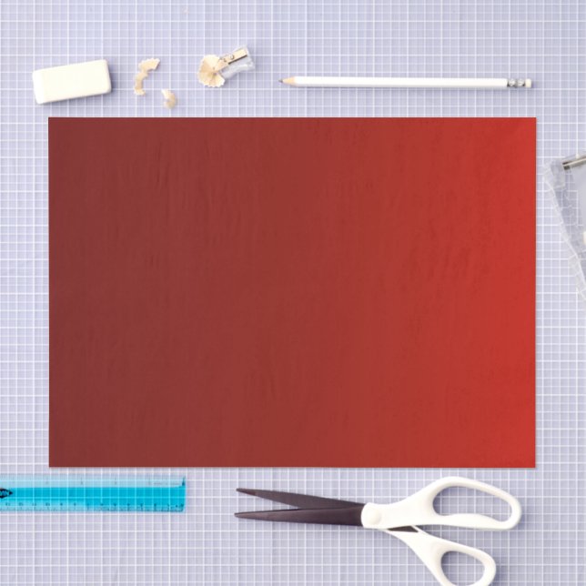 Einfaches, klassisches rotes Gradient-Gewebe Seidenpapier (Handwerk)