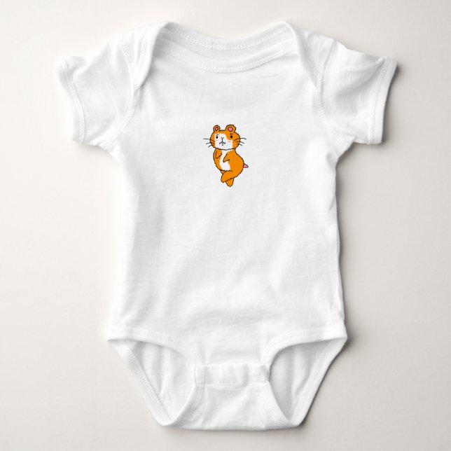 Einfaches kleines Hamsterbaby-Top Baby Strampler (Vorderseite)
