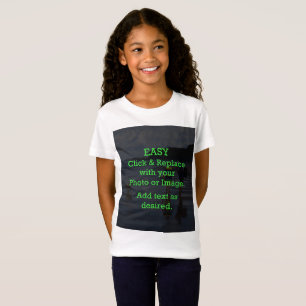 Einfaches Klicken und Ersetzen von Bildern, um Ihr T-Shirt