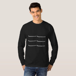 Einfaches Langarm-T-Shirt T-Shirt