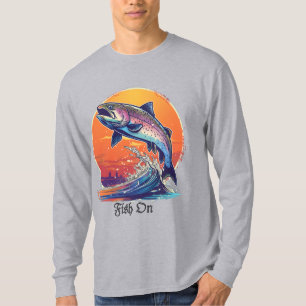 Einfaches Langarm-T-Shirt T-Shirt