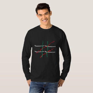 Einfaches Langarm-T-Shirt T-Shirt