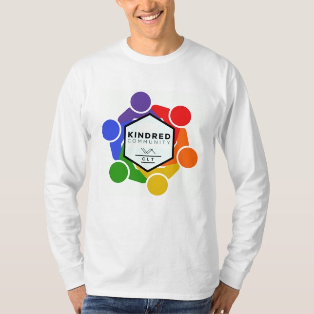 Einfaches Langarm-T-Shirt T-Shirt (Vorderseite)