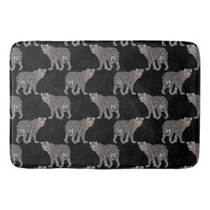 Einfaches Leopard-Tiermuster Badematte