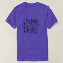 Einfaches Lila T T-Shirt