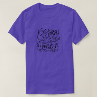 Einfaches Lila T T-Shirt