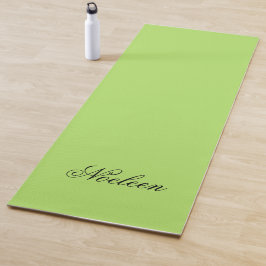 Einfaches Limoner individuelle Name Yogamatte