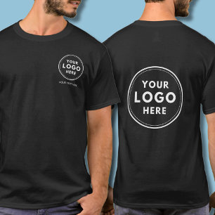 Einfaches Logo - beruflich schwarz T-Shirt