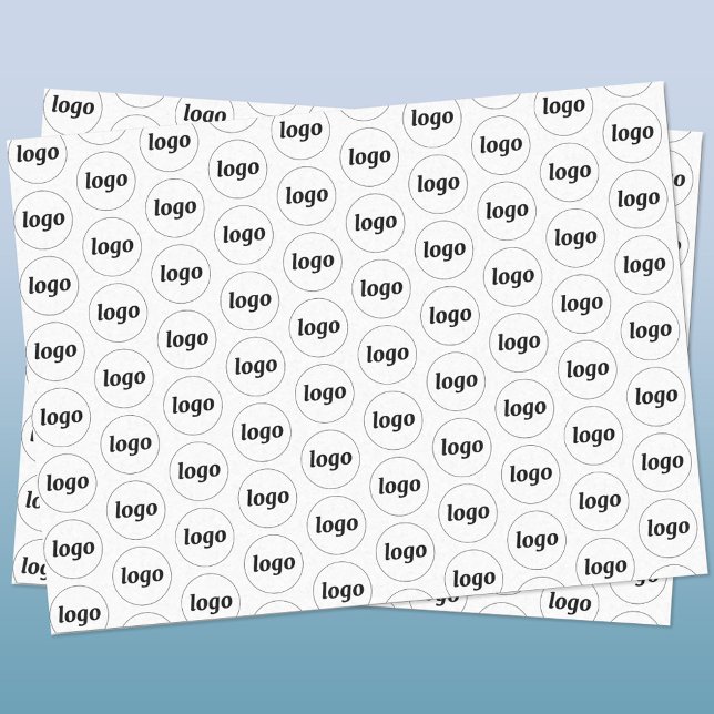 Einfaches Logo-Branding Seidenpapier (Logo pattern business promotional packaging tissue paper)