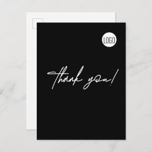 Einfaches Logo für das Baugewerbe Postkarte