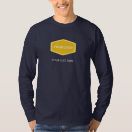 Einfaches Logo für die Textverarbeitung Navy Blue T-Shirt