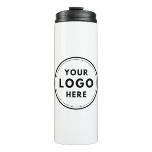Einfaches Logo für kleine Unternehmen Thermosbecher