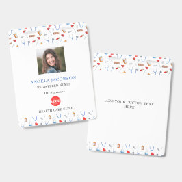 Einfaches Logo für registrierte Krankenschwestern  Ausweis