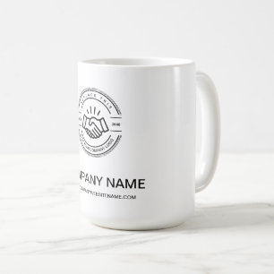Einfaches Logo für Werbeaktionen Kaffeetasse