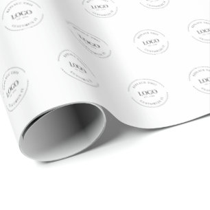 Einfaches Logo-Geschäfts-Branding-Muster individue Geschenkpapier